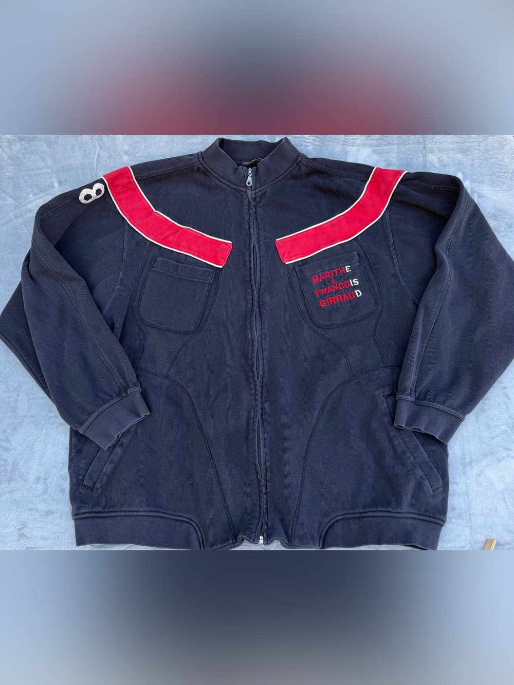 VTG Marithé François Girbaud Archival Track Jacket XXXL Y2K Baggy Streetwear